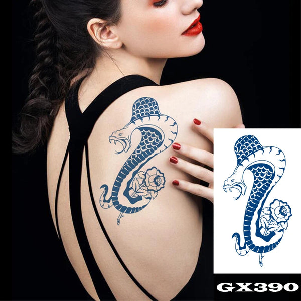 Semi-Permanent Temporary Tattoo Sticker for Men Boys Long-Lasting 1-2 Weeks Waterproof &amp; Realistic Body Arrow Tattoo Stickers