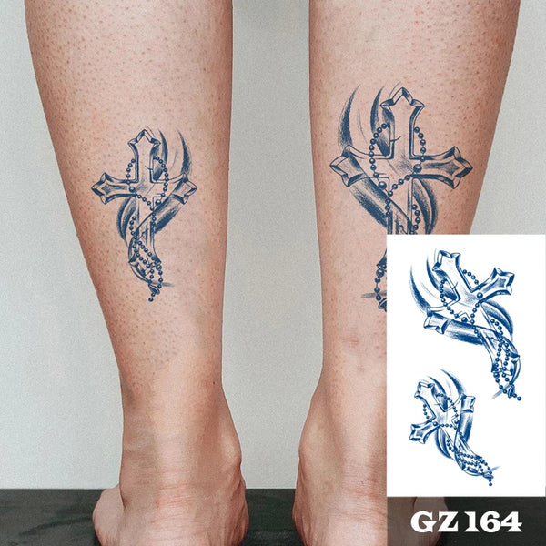 Semi-Permanent Temporary Tattoo Sticker for Men Boys Long-Lasting 1-2 Weeks Waterproof &amp; Realistic Body Arrow Tattoo Stickers