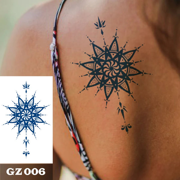 Semi-Permanent Temporary Tattoo Sticker for Men Boys Long-Lasting 1-2 Weeks Waterproof &amp; Realistic Body Arrow Tattoo Stickers