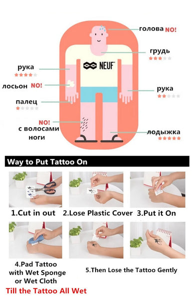 Bangs hairstyle Waterproof Temporary Tattoos Sticker Fringe Hair Henna Tattoo Sleeve Tatoo Easy Hairstyles Fake Tattoo For Women