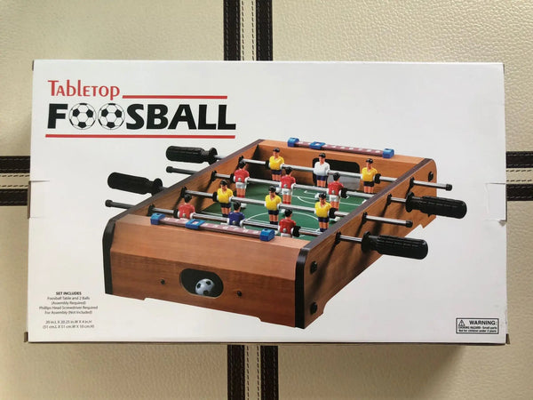 14inchMini Foosball Table Game for Kids Soccer Game Portable Table Indoor Games for Parent-Child Interactive Game Fun for Family