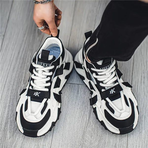 Thick Sole Four Seasons Sports Shoes Man 2024 Trend Spring Hot Sale Men's Casual Fashion Comfortable Outdoor Running Sneakers 44