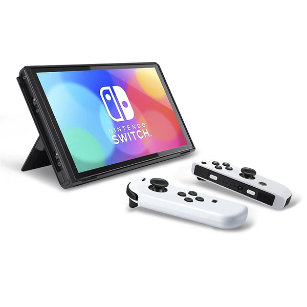 Nintendo Switch (OLED model) with White Joy-Con