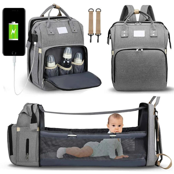 Baby Diaper Bag Nappy Stroller Bags For Baby Maternity Bag Backpacks Crib Newborn Mommy Bag Changing Table Baby Bags For Mom