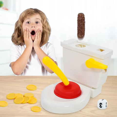 Funny Toilet Trick Toy Party Game Decompression Flushing The Toilet For Kids Parent-child Interactive Party Board Game gifts