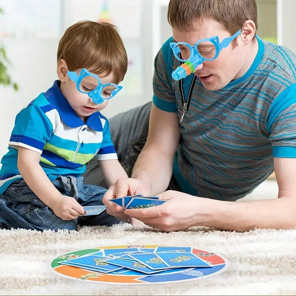 Liar Fibber Board Game for Kids - Educational Party Game with Noses & Glasses, Promotes Family Fun and Interaction, 2-4 Players