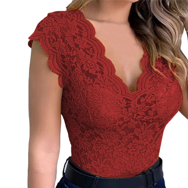 Sexy Lace Cami Bralette Crochet Vest Casual Solid Color Women Crop Top Trend Women Lace Hollow Out Crop Top For Ladies