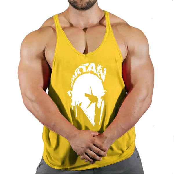 2023 New Bodybuilding Brand Jogger Gym Singlet Training Bodybuilding Tank Top Vest Shirt Sleeveless Fitness Cotton Shirt For Men