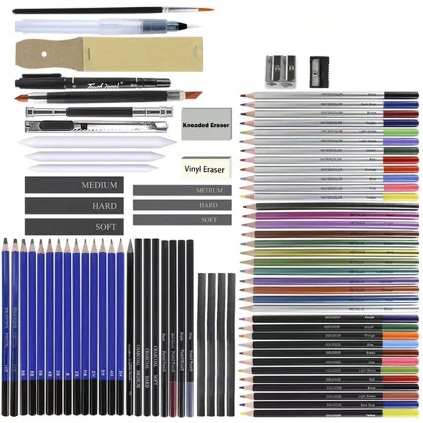 Art Painting Set 35/83 Pieces Art Set Sketching Color Lead Pencil High Quality Set Art Professional School Drawing Supplies