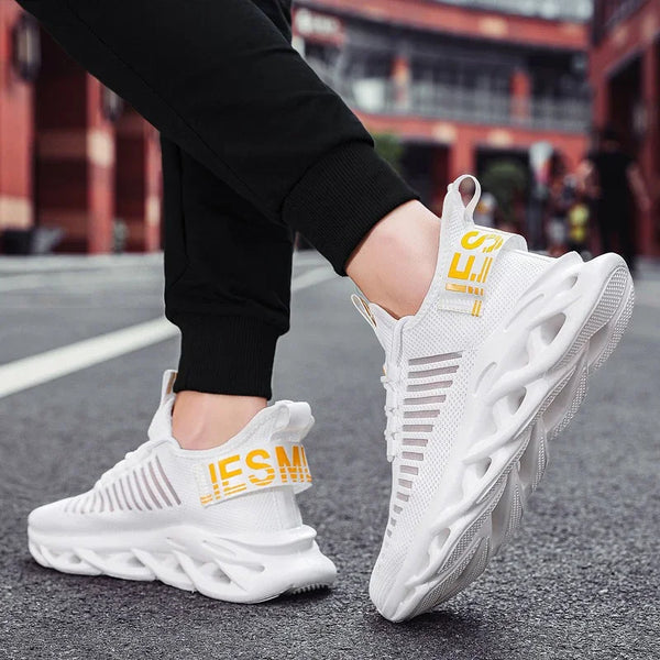 Men Shoes Comfortable Sneakers Womoen Breathable Couple Running Shoes Mesh Tenis Sport Shoes Size 36-46 Waling Sneakers Men