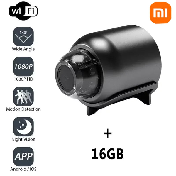 Xiaomi X5 Mini 1080P HD Camera WiFi Wireless Night Vision Motion Detection Video Camera Home Security Camcorder Audio Recorder