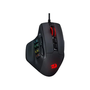 Redragon M811 Aatrox MMO Gaming Mouse, 15 Programmable Buttons Wired RGB Gamer Mouse w/ Ergonomic Natural Grip Build