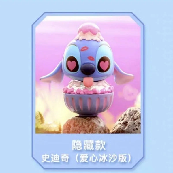 Disney Stitch Surprise Blind Box Complete Set of Hidden Ice Cream Cartoon Dolls Desktop Ornaments Cute Kawaii Mysterious Box