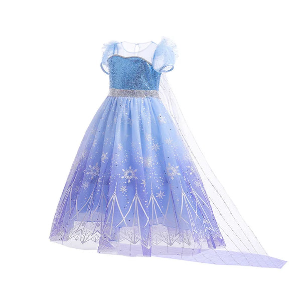 Disney Elsa Role Playing Dress Light Up Kids Halloween Frozen Carnival Apparel Girls Birthday Elsa Princess Glowing Vestidos