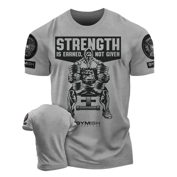 3D men's printed training T-shirt, fun gym short sleeved T-shirt, elastic breathable top