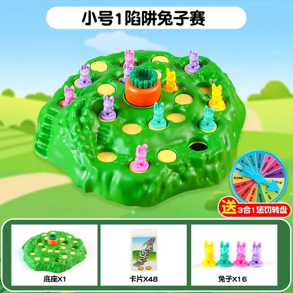 New Rabbit Trap Puzzle Toy Children's Dual Play Parent Child Interactive Multiplayer Board Game CompetitionStrategy Game