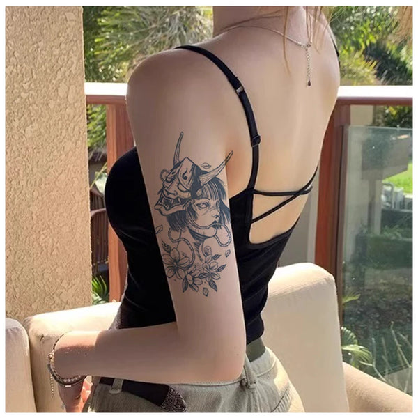 Temporary tattoos stickers adult temporary woman waterproof Transfer dark man long-lasting forearm Women's Ephemeral fake tattoo