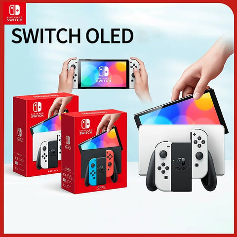 Nintendo Switch (OLED model) with White Joy-Con