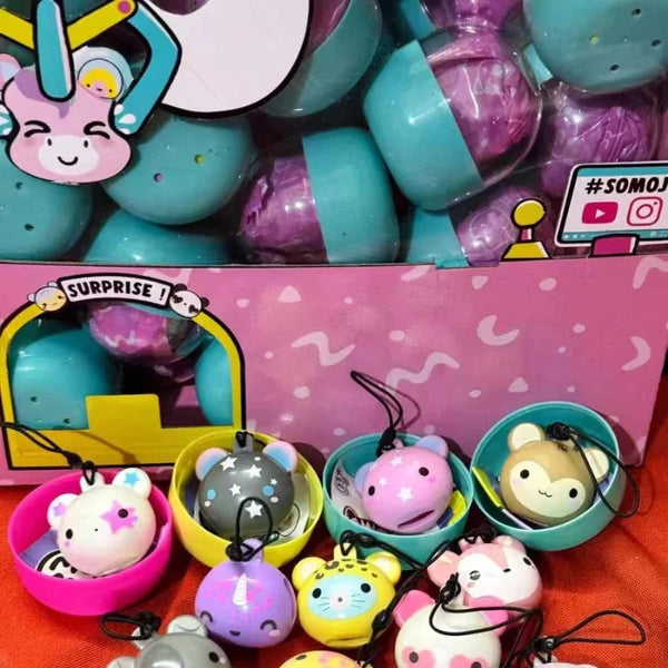 Moj Moj Innovation Series Squishy Toys Cute Soft Animal Model Stress Relief Toy Capsule Mystery Pack Blind Box Toys Kids Gifts