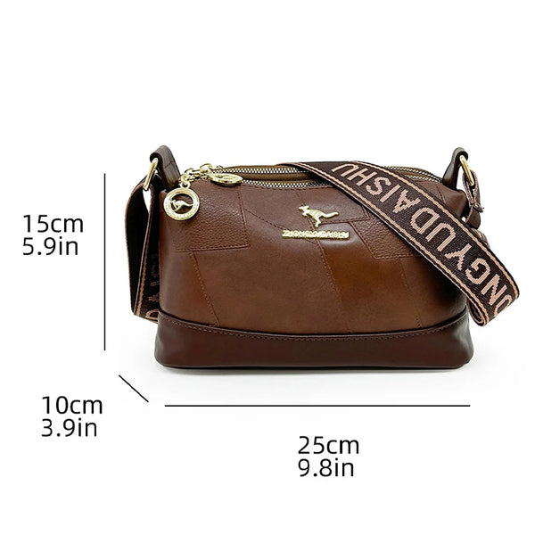 2024 New Fashion Trend Women Messenger Bags High Quality Soft Leather Women's Shoulder Crossbody Bag Luxury Brand Female Handbag