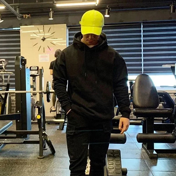 Men's Casual Hoodies Man Bodybuilding Basketball Sports Sweatshirt Sportswear Workout Hooded Pullover Male Gyms Fitness Clothing