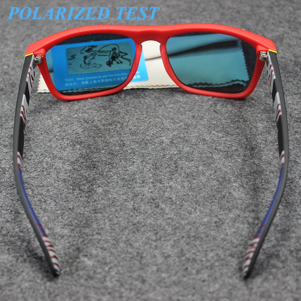 Brand NEW Polarized Sunglasses Men Women Adult Square Fishing Glasses Camping Sun Goggles Driving Shades Plastic Sport Eyewear