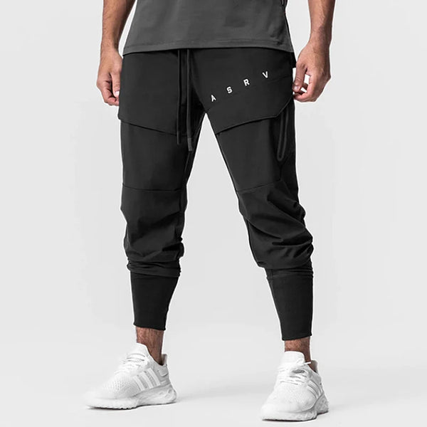 Men's Casual Pants Trend Brand Gym Sports Jogging Pants Multi-pocket Cargo Pants Quick Dry Fitness Trousers Workout Trackpants