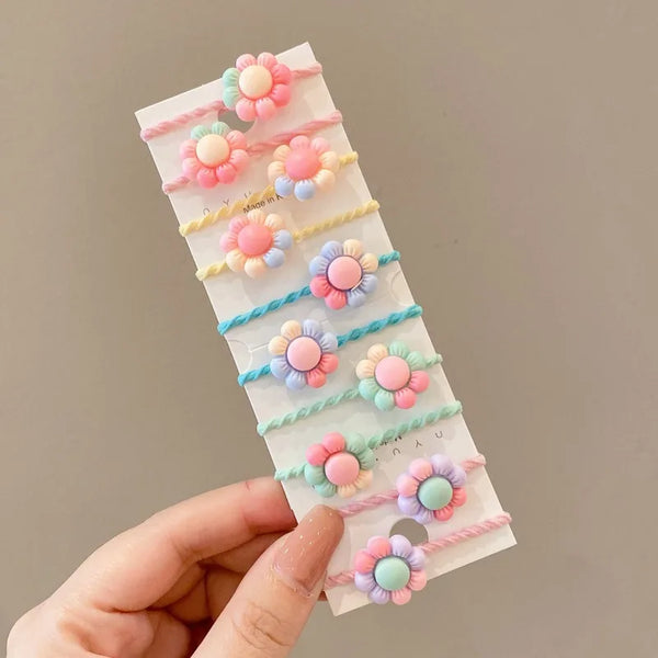 Hair Accessories Girls Bands Scrunchies Elastiques Cheveux Fille Gift Band Elastic Kids Nylon Rubber Cartoon Wholesale Cute