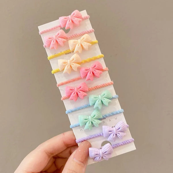 Hair Accessories Girls Bands Scrunchies Elastiques Cheveux Fille Gift Band Elastic Kids Nylon Rubber Cartoon Wholesale Cute