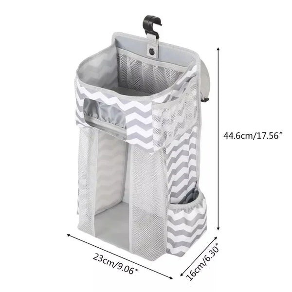 Baby Crib Hanging Storage Bag Diaper Nappy Organizer Cot Bed   Infant Essentials   Kids  Bedding Set