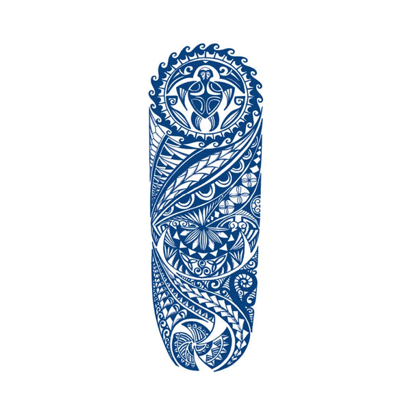 Large Full Arm Sleeve Juice Ink Waterproof Temporary Tattoo Sticker Turtle Tribe Mechanical Totem Fake Tatoo Body Art Men Women