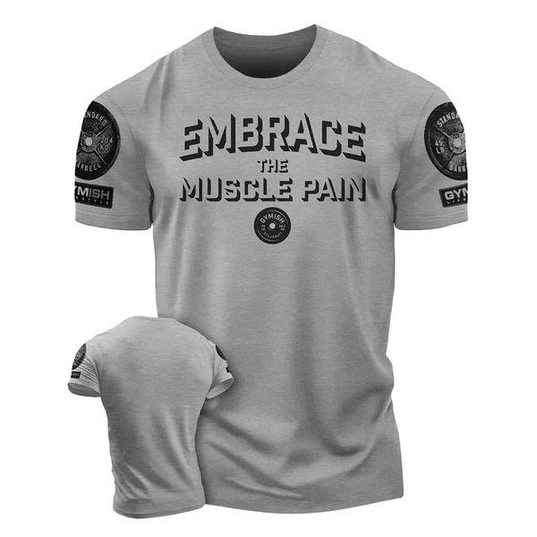 3D men's printed training T-shirt, fun gym short sleeved T-shirt, elastic breathable top