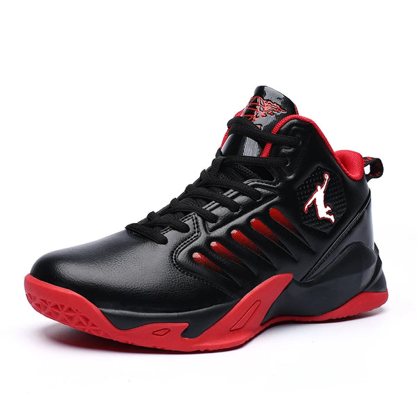 Brand Leather Men Sneakers Comfortable Basketball Non-Slip Lightweight Shoes Men's Training Basket Waterproof Basketball Boots