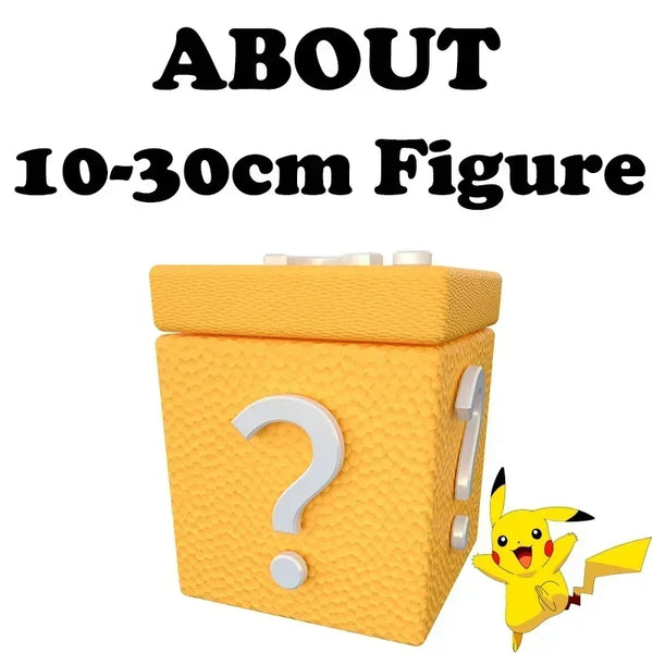 Pokemon Figure Anime Figure Blind Box Mystery Box Pikachu Charizard Gengar Lucky 10-30cm Large Figures Boxes The Best Surprise