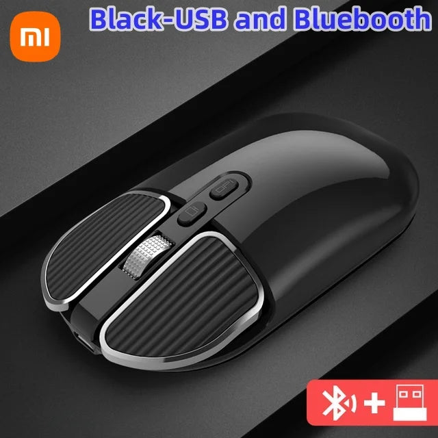 Xiaomi Mouse 2.4GHZ Wireless Bluetooth Dual Mode Computer Mouse Mute Charge Computer Office Ultra Thin Fashion Gaming Mouse New