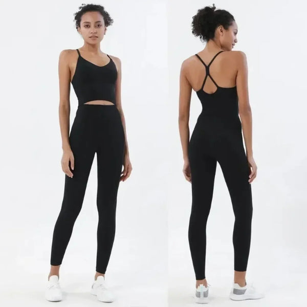 Sportswear Woman Gym Sports Bra and Leggings Two Piece Sets Outifits Naked Feeling Female Fitness Clothing Women' Tracksuit