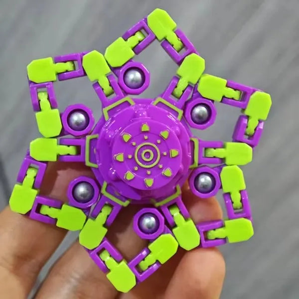 Deformed Fidget Toys Spinner Chain For Children Adult Anti Stress Hand Spinner Stress Relief Sensory Gyro Vent Toys Gift