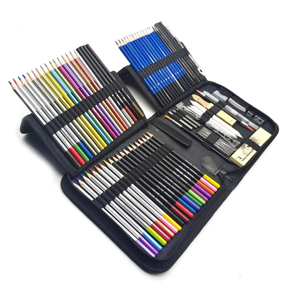 Bview Art 83 Pack Stuff Diverse art Pencils Sketching Art Set for Beginners Professional Artists Teens Adults