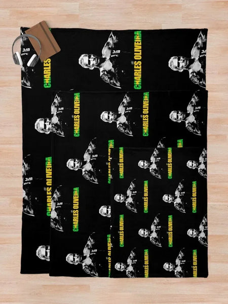 Charles Oliveira Essential T-Shirt Throw Blanket Hairys Baby Nap Blankets