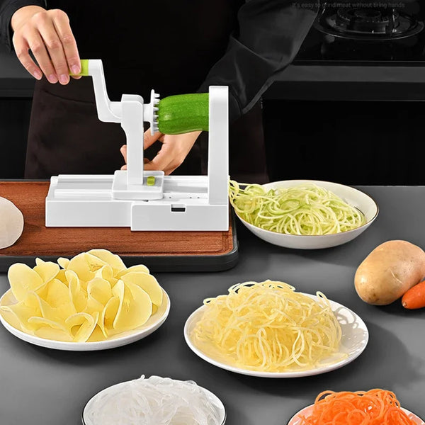 Vegetable Grater Potato Spiral Slicer Whirlwind Fruit Vegetable Spiral Machine Noodle Maker Multifunctional Kitchen Gadgets