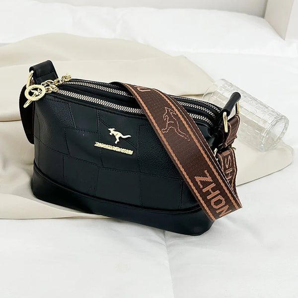 2024 New Fashion Trend Women Messenger Bags High Quality Soft Leather Women's Shoulder Crossbody Bag Luxury Brand Female Handbag