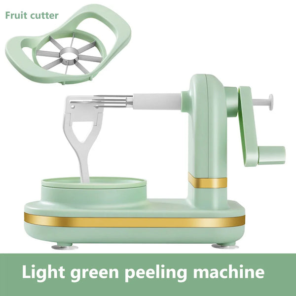 Manual Apple Peeler Multifunctional with Stainless Steel Blades Hand Crank Fruit Peeler Food Peeling Machine for Kitchen Gadgets