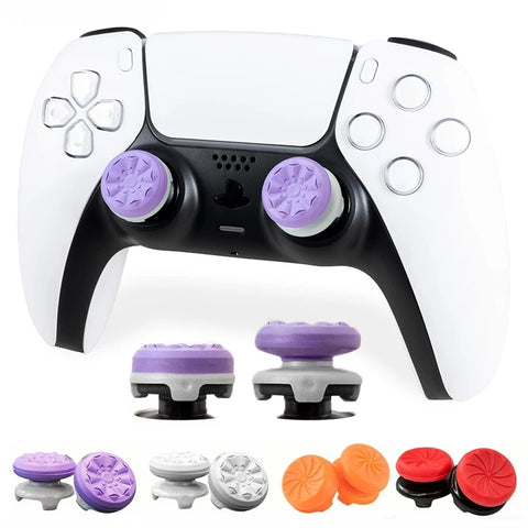 2pcs For Playstation PS4 5 High-Rise Analog Stick For Xbox 360 Controller Performance Command Stick Game Rocker cap Accessories