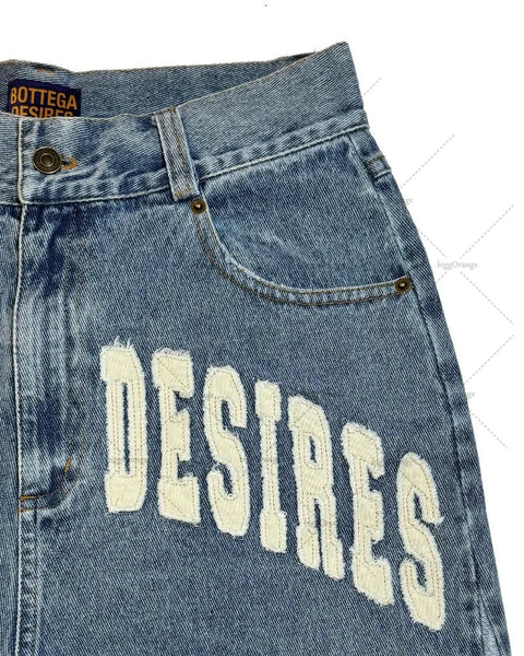 American Street Embroidery High Waist Washed Denim Shorts Harajuku Retro Trendy Brand Oversized Jeans Men Y2k Goth Punk Shorts