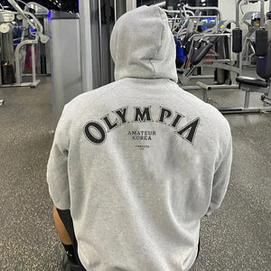 Men's Casual Hoodies Man Bodybuilding Basketball Sports Sweatshirt Sportswear Workout Hooded Pullover Male Gyms Fitness Clothing