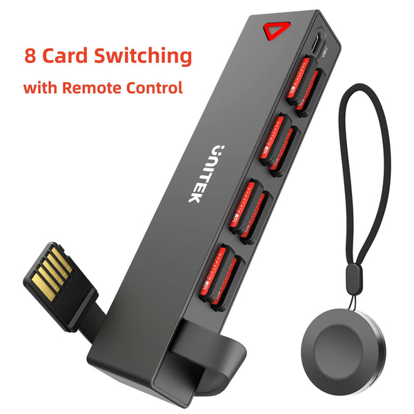 For Nintendo Switch OLED Game Switcher One-key Fast Switching Multi Gaming Card Reader 5M Wireless Control NS Accessories