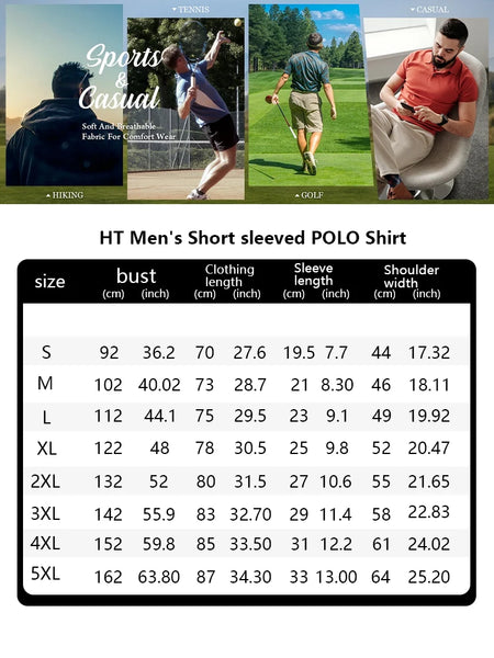 Men's Casual Breathable Short-sleeved Polo Shirt Lapel Zipper Shirt Fashion Business Office Summer T-shirt New Tops