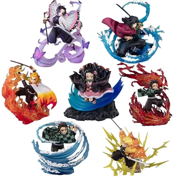 Demon Slayer Figure Model Blind Box PVC Material Anime Figure Surprise Box