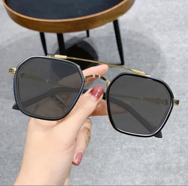 Fashion Punk Square Frame Sunglasses Tony Stark Glasses Men Women Steampunk Sun Glasses Goggles Outdoor Sport Riding Eyewear