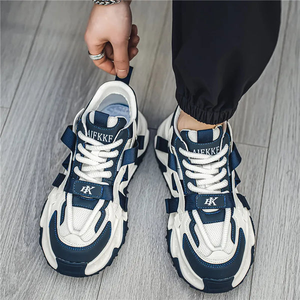 Thick Sole Four Seasons Sports Shoes Man 2024 Trend Spring Hot Sale Men's Casual Fashion Comfortable Outdoor Running Sneakers 44